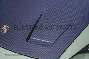 ฝากระโปรง Carbon Fiber Porsche Taycan ทรง CMST