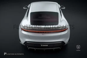 สปอยเลอร์ Carbon fiber Porsche Taycan ทรง Zacoe