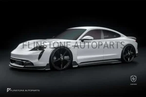 สเกิร์ตข้าง Carbon fiber Porsche Taycan ทรง Zacoe