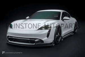 ลิ้นหน้า Carbon fiber Porsche Taycan ทรง Zacoe