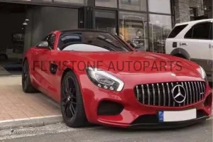 กระจังหน้า C190 AMG ทรง GTS สีดำ-โครเมี่ยม