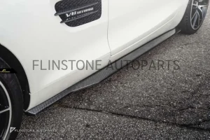 สเกิร์ตข้าง Carbon Fiber C190 AMG GT ทรง FD design