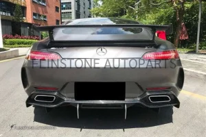 ดิฟฟิวเซอร์ Carbon Fiber C190 AMG GT ทรง Darwin pro