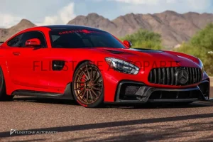สเกิร์ตข้าง Carbon Fiber C190 AMG GT ทรง Darwin pro