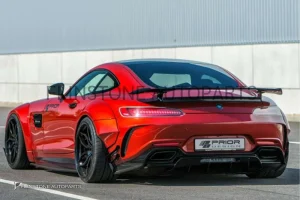 สปอยเลอร์ยกสูง Carbon Fiber C190 AMG GT ทรง Prior design