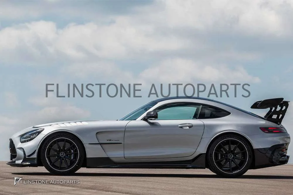สเกิร์ตข้าง Carbon Fiber C190 AMG GT ทรง Black Series