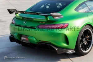 สปอยเลอร์ยกสูง Carbon Fiber C190 AMG GT ทรง Renntech