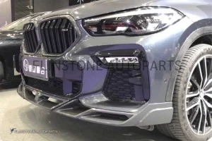 ลิ้นหน้า BMW X3 G01 X4 G02 สีดำเงา