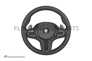 ครอบพวงมาลัย Carbon fiber BMW สีดำ