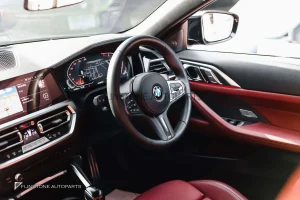 ครอบพวงมาลัย Carbon fiber BMW สีดำ