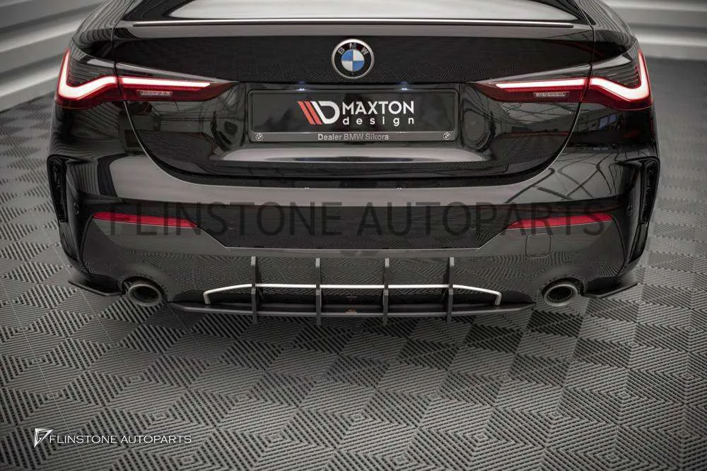 ดิฟฟิวเซอร์ BMW G22 ทรง Maxton design V.2 สีดำเงา