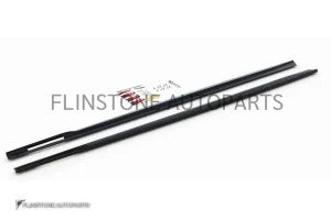 สเกิร์ตข้าง BMW G22 ทรง Maxton design V.1 สีดำเงา