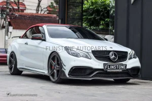 Front Grille W207 E-Coupe Facelift style E63 AMG black twin-spoke