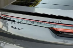 สปอยเลอร์ท้าย Porsche Cayenne Coupe ทรง Turbo GT สีดำเงา แท้