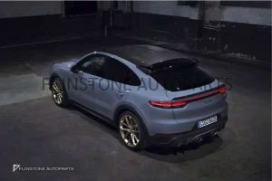 สปอยเลอร์หลังคา Carbon fiber Porsche Cayenne Coupe ทรง Turbo GT แท้