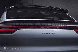 สปอยเลอร์หลังคา Carbon fiber Porsche Cayenne Coupe ทรง Turbo GT แท้