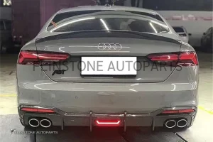 ดิฟฟิวเซอร์ Carbon fiber Audi A5 ทรง Karbel 2021 พร้อมไฟ Led