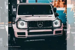 โครงเหล็กกันชนหน้า G350d G400d Bullbar Night Package สีดำ