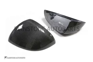 กระจกมองข้าง Carbon fiber W223 S-Class ทรงเดิม แบบเพียวคาร์บอน
