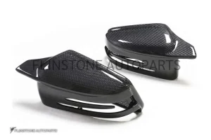 กระจกมองข้าง Carbon Fiber W221 S-Class ทรง M แบบเพียวคาร์บอน
