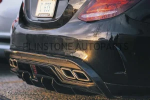 ดิฟฟิวเซอร์ Carbon Fiber W205 C-Class ทรง IMP