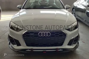 ลิ้นหน้า AUDI A5 ทรง OEM สีดำเงา