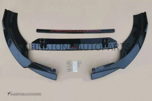 ลิ้นหน้า AUDI A5 ทรง OEM สีดำเงา