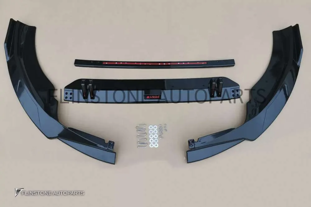 ลิ้นหน้า AUDI A5 ทรง OEM สีดำเงา