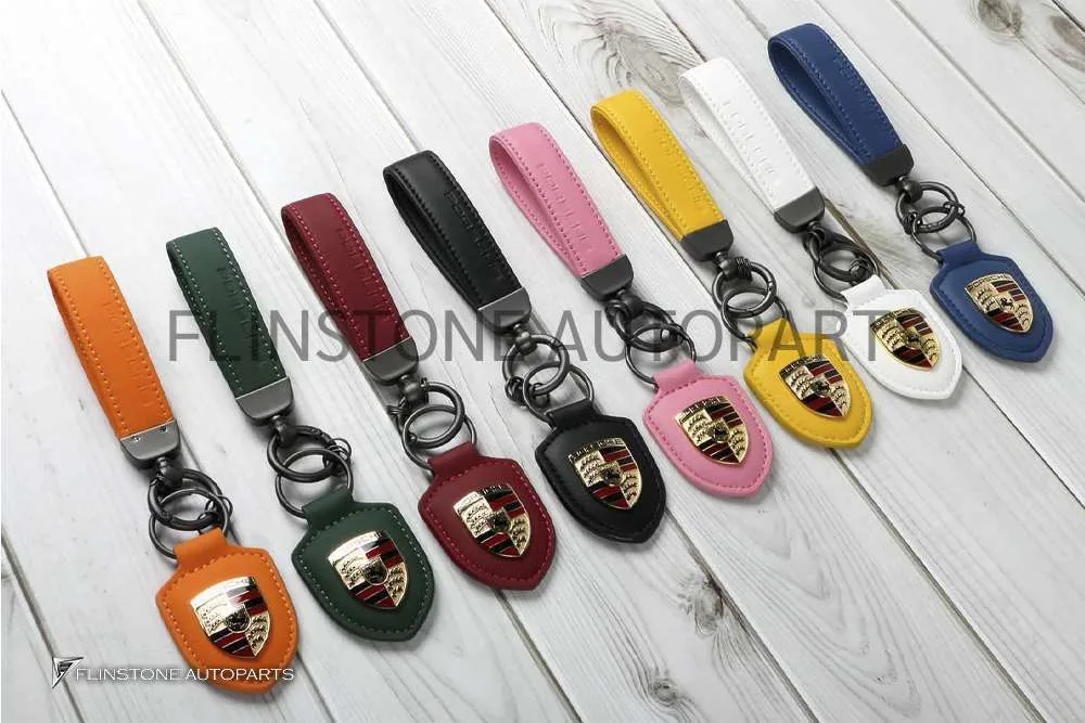 พวงกุญแจ Porsche สีเหลือง