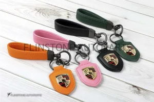 พวงกุญแจ Porsche สีส้ม