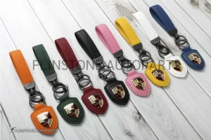 พวงกุญแจ Porsche สีน้ำเงิน