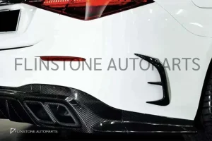 ช่องลมกันชนหลัง Carbon fiber W223 S-Class ทรง Mansory (แท้)
