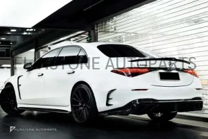 ช่องลมกันชนหลัง Carbon fiber W223 S-Class ทรง Mansory (แท้)