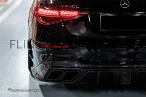 ดิฟฟิวเซอร์ Carbon fiber W223 S-Class ทรง Mansory (แท้)