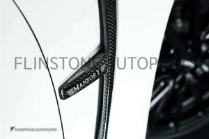 คิ้วแก้มหน้า Carbon fiber W223 S-Class ทรง Mansory (แท้)