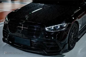 ลิ้นหน้า Carbon fiber W223 S-Class ทรง Mansory (แท้)