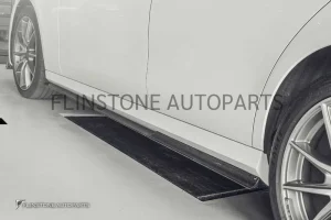 สเกิร์ตข้าง Carbon fiber W213 E-Class Facelift ทรง FD design
