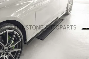 สเกิร์ตข้าง Carbon fiber W213 E-Class Facelift ทรง FD design