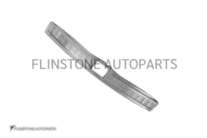 กันกระแทกฝาท้าย Stainless สำหรับ H247 GLA-Class ชิ้นบน