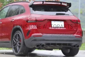 ดิฟฟิวเซอร์ตัวต่อ H247 GLA35 AMG ทรง Sport สีดำเงา