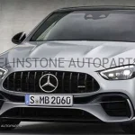 กระจังหน้า W206 C-Class ทรง C63 AMG 2022 สีดำเงา