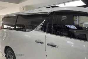 คิ้วโครเมี่ยมหน้าต่าง Lexus Lm300h สำหรับ Alphard Velfire 2015-2021