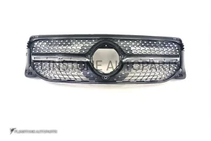 กระจังหน้า X247 GLB-Class ทรง Diamond สีดำ-โครเมี่ยม