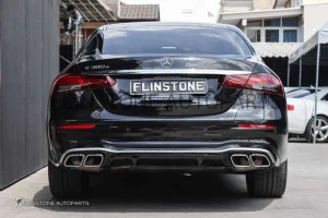 ดิฟฟิวเซอร์ W213 E-Class Facelift ทรง E53 AMG คาดเงิน พร้อมปลายท่อเงิน