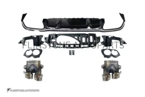 ดิฟฟิวเซอร์ W213 E-Class Facelift ทรง E53 AMG คาดเงิน พร้อมปลายท่อเงิน