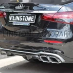 ดิฟฟิวเซอร์ W213 E-Class Facelift ทรง E53 AMG คาดเงิน พร้อมปลายท่อเงิน