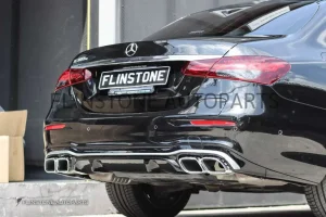 ดิฟฟิวเซอร์ W213 E-Class Facelift ทรง E53 AMG คาดเงิน พร้อมปลายท่อเงิน