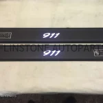 กาบบันไดไฟ Logo 911 สีดำ