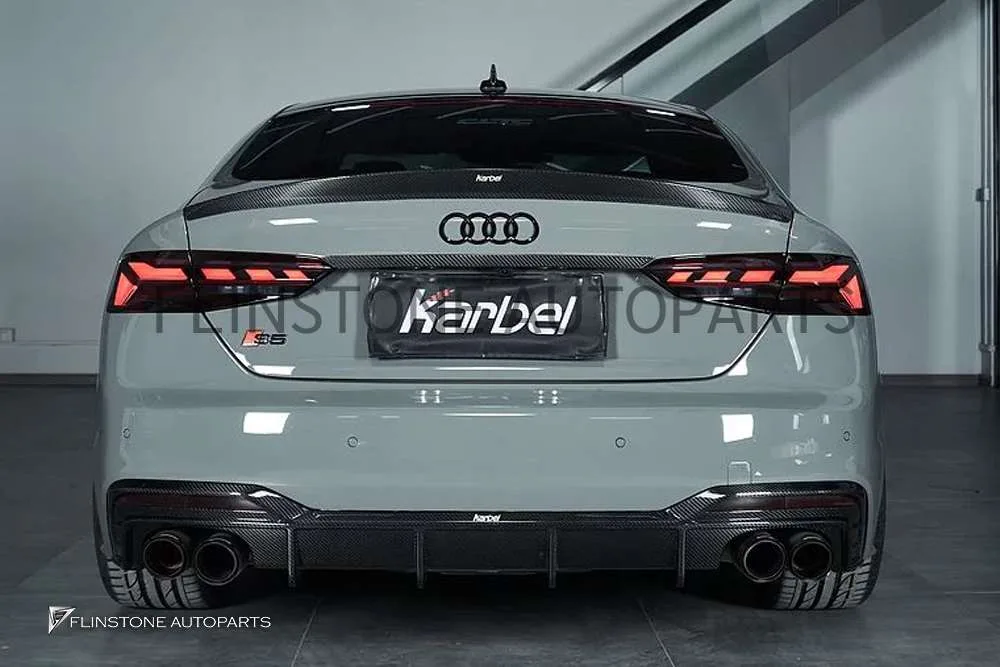 ดิฟฟิวเซอร์ Carbon fiber Audi A5 4 Door ทรง Karbel