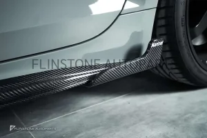 สเกิร์ตข้าง Carbon fiber Audi A5 4 Door ทรง Karbel